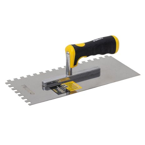 Гладилка нержавеющая штукатурная Profi 280×130мм c зубом 8×8мм SIGMA 8327531