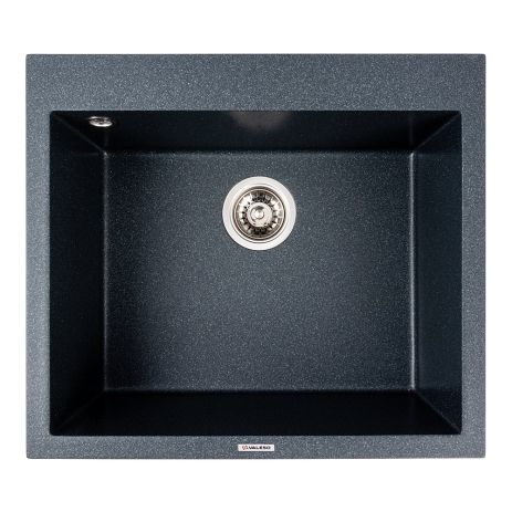 Гранитная кухонная мойка DAVINA VALESO 5750 антрацит