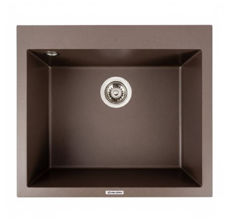 Кухонная гранитная мойка 5750 DAVINA VALESO темная скала