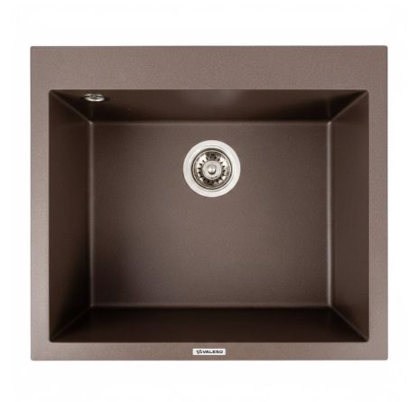 Кухонная гранитная мойка 5750 DAVINA VALESO темная скала