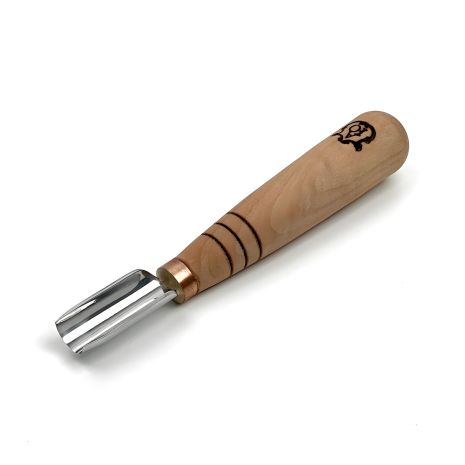 15мм полукруглая короткая стамеска АЮ-STRYI Profi для геометрической и гуцульской резьбы