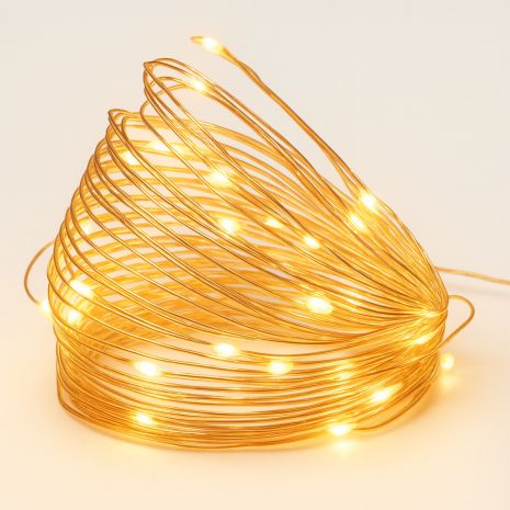 Гирлянда 10м 100 LED тёплый свет, розетка EU 220V Гирлянда 10м 100 LED тёплый свет, розетка EU 220V