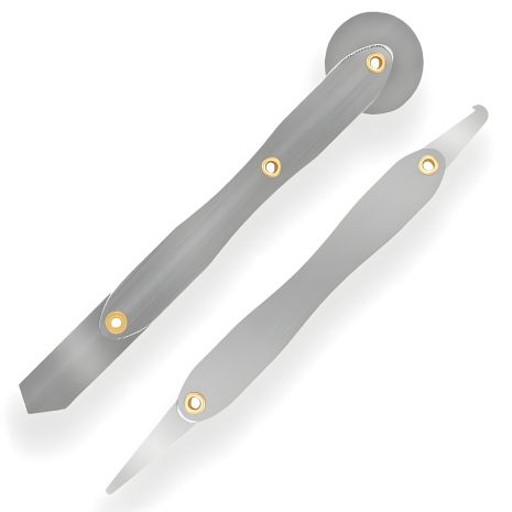 Комплект лопаток TELIJIA TE-026 двусторонние с роликом для разборки корпусов Комплект лопаток TELIJIA TE-026 двусторонние с роликом для разборки корпусов