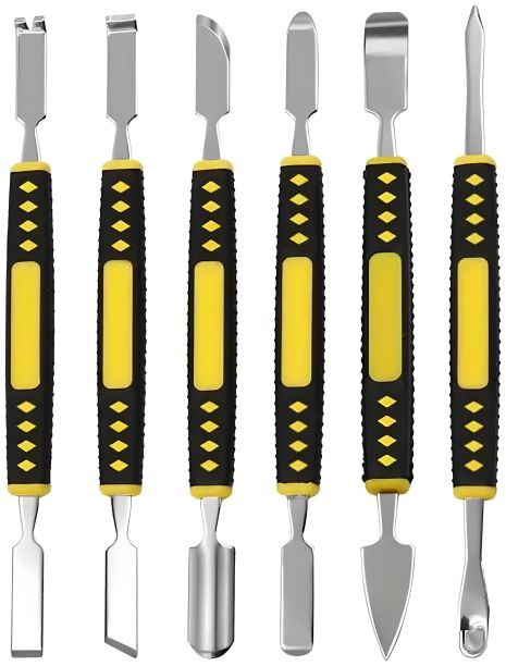 Набір двосторонніх лопаток TELIJIA TE-655 для розбирання корпусів, техніки, метал, 6 шт.