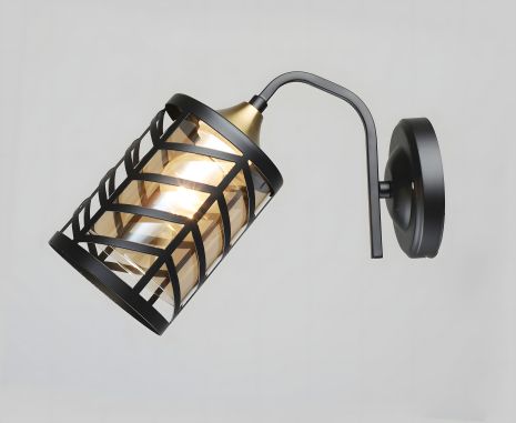 Настенное бра VALESO с черным и медным плафоном E27 (N5943/1W)