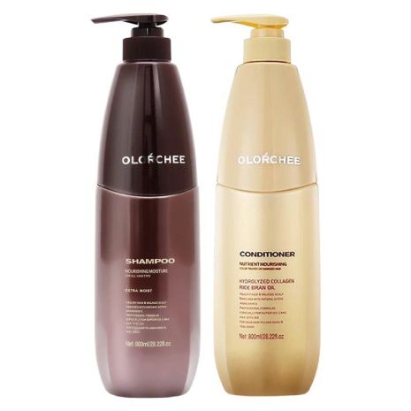 Набор Olorchee Nourshing Moisture DUO шампунь и кондиционер для питания и увлажнения волос 2х800 мл Набор Olorchee Nourshing Moisture DUO шампунь и кондиционер для питания и увлажнения волос 2х800 мл