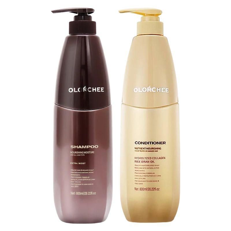 Набор Olorchee Nourshing Moisture DUO шампунь и кондиционер для питания и увлажнения волос 2х800 мл Набор Olorchee Nourshing Moisture DUO шампунь и кондиционер для питания и увлажнения волос 2х800 мл