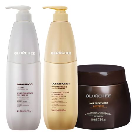 Набір Olorchee Anti Grease TRIO-2: шампунь, кондиціонер і маска для жирного волосся і шкіри голови 2х800+500 мл