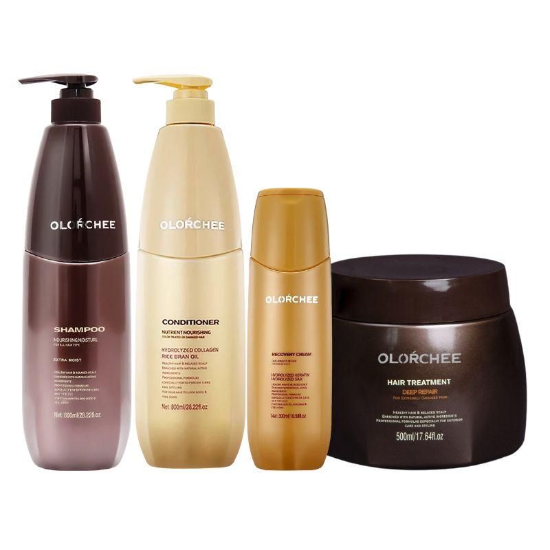 Набор Olorchee Nourshing Moisture QUAD-3 шампунь, кондиционер, маска, крем для питания и восстановления волос 2х800+500+300 мл Набор Olorchee Nourshing Moisture QUAD-3 шампунь, кондиционер, маска, крем для питания и восстановления волос 2х800+500+300 мл