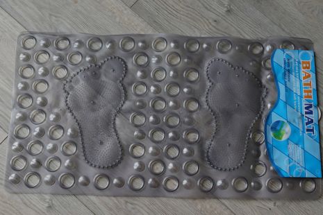 Силіконовий килимок антиковзький для ванни 6433brown на присосках