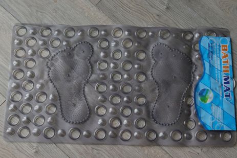 Силіконовий килимок антиковзький для ванни 6433brown на присосках