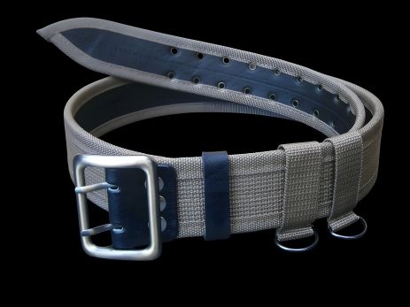 Офицерский полевой ремень (стропа + кожа) Coyote, 115 см