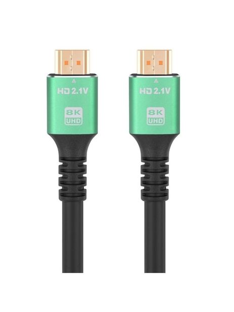 Кабель HDMI- HDMI 2.1V 1.5m 8K 120 fps Черный