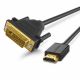 Переходник UGREEN HDMI to DVI 2K Cable Male to Male Black 3m Переходник UGREEN HDMI to DVI 2K Cable Male to Male Black 3m