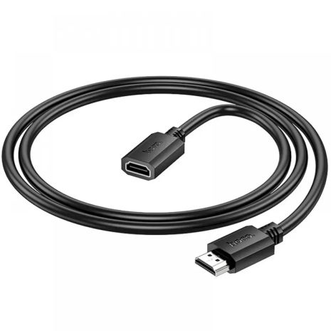 HDMI подовжувач HOCO US13, 1m, чорний HDMI подовжувач HOCO US13, 1m, чорний