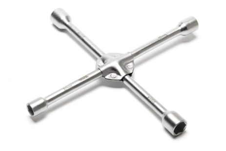 Усиленный крестовой баллонный ключ 17х19х21х23 350х16 мм MASTERTOOL 73-0314 Усиленный крестовой баллонный ключ 17х19х21х23 350х16 мм MASTERTOOL 73-0314