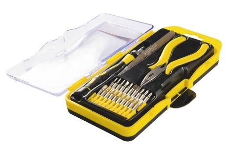 Набір прецизійних викруткових насадок та інструментів 23 шт MASTERTOOL 40-0166