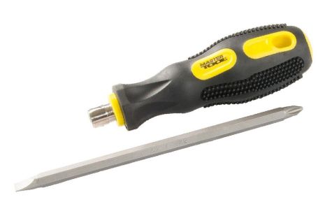 Отвертка 2-в-1 PH2-SL6 150 мм, MASTERTOOL 40-0141 Отвертка 2-в-1 PH2-SL6 150 мм, MASTERTOOL 40-0141
