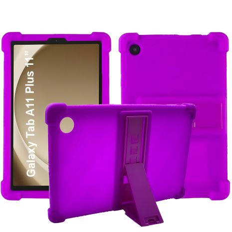 Захисний чохол SoftGel Kids для Samsung Galaxy Tab A11 Plus SM X230 X233 X236 Фіолетовий