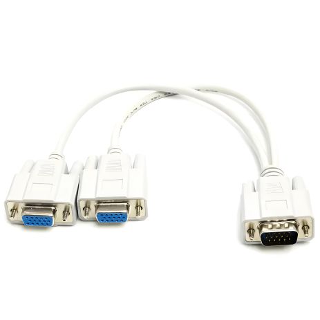 VGA HD15-M – (2) VGA HD15-F Y-кабель розділювача