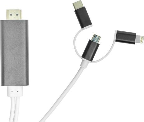 Адаптер HDMI Adapter Lightning / Type-C / Mirco B Адаптер HDMI Adapter Lightning / Type-C / Mirco B