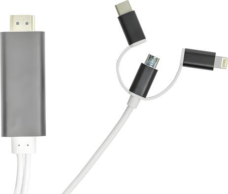 Адаптер HDMI to Lightning, Type-C, MicroUSB (універсальний)