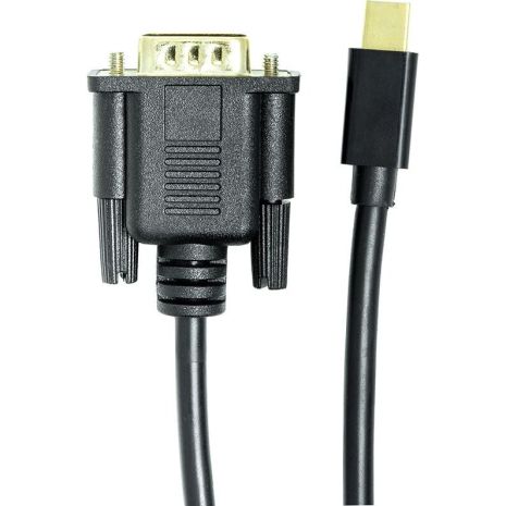 Кабель з Mini Display Port Male на VGA Male Кабель з Mini Display Port Male на VGA Male