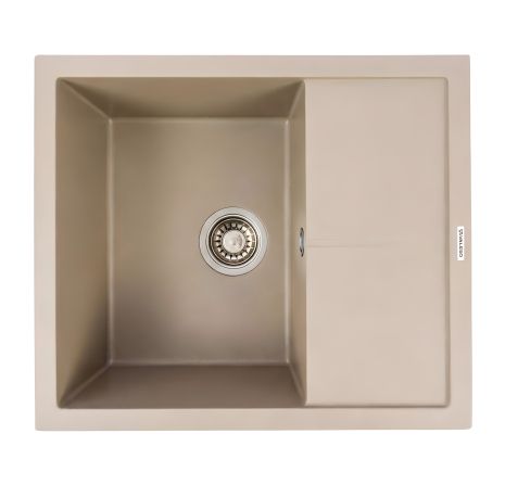 Кухонная гранитная мойка 5850 REYNA VALESO, цвет титан Кухонная гранитная мойка 5850 REYNA VALESO, цвет титан