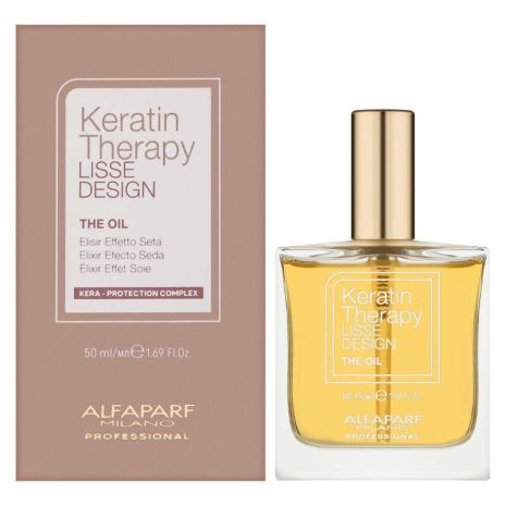 Кератиновое масло Alfaparf Lisse Design Keratin Therapy Oil для сухих и поврежденных волос 50 мл Кератиновое масло Alfaparf Lisse Design Keratin Therapy Oil для сухих и поврежденных волос 50 мл