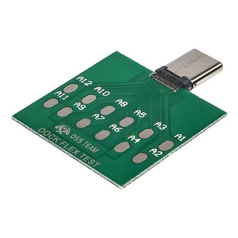 Типова плата Aida DFT-Type C для перевірки контактів USB Type C