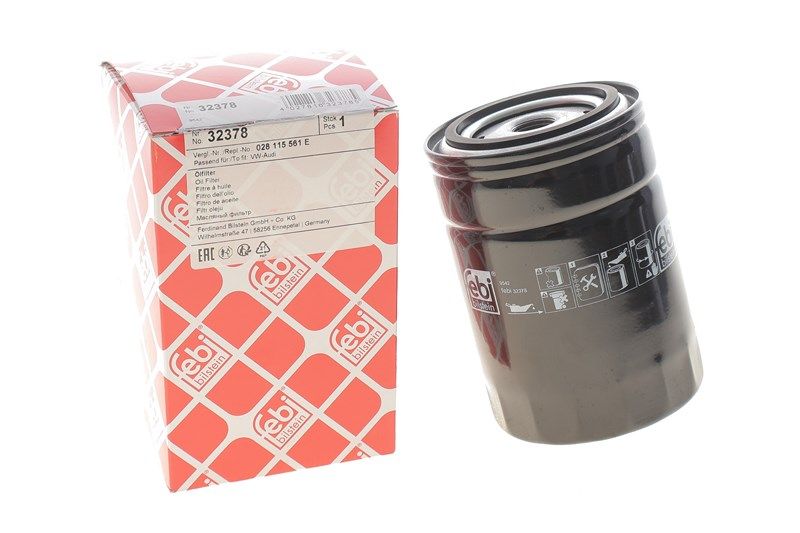 Масляный фильтр VW PASSAT, AUDI A4, FEBI BILSTEIN (32378) Масляный фильтр VW PASSAT, AUDI A4, FEBI BILSTEIN (32378)