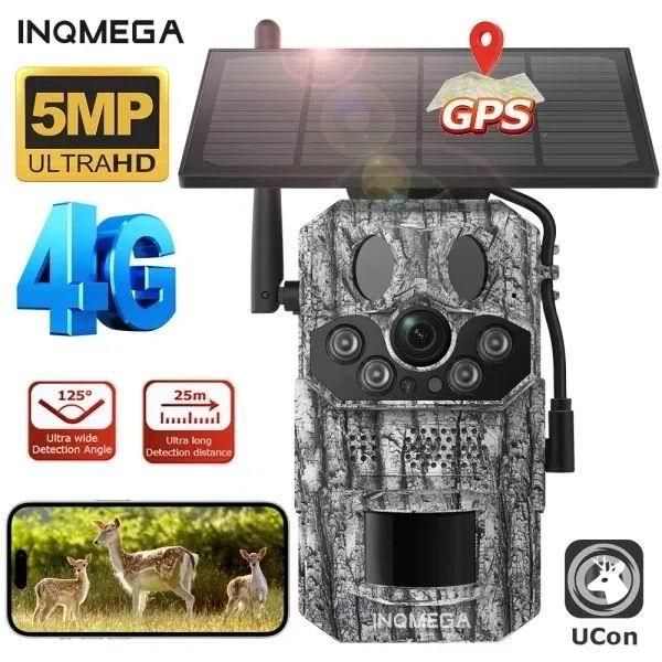 Фотоловушка Inqmega 4G LTE Sim 5MP с GPS на солнечной панели PIR Фотоловушка Inqmega 4G LTE Sim 5MP с GPS на солнечной панели PIR
