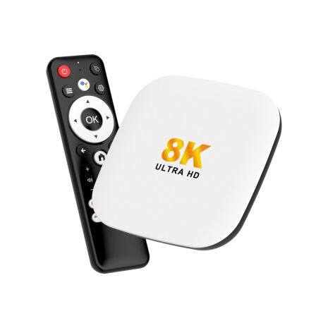 Android 14.0 TV Box H96 MAX M2+ 4 ГБ/32 ГБ с голосовым управлением