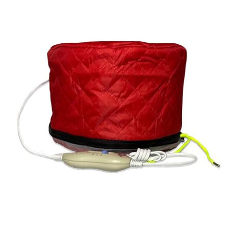 Електрична термошапка для масок, ламінування та лікування волосся, червона