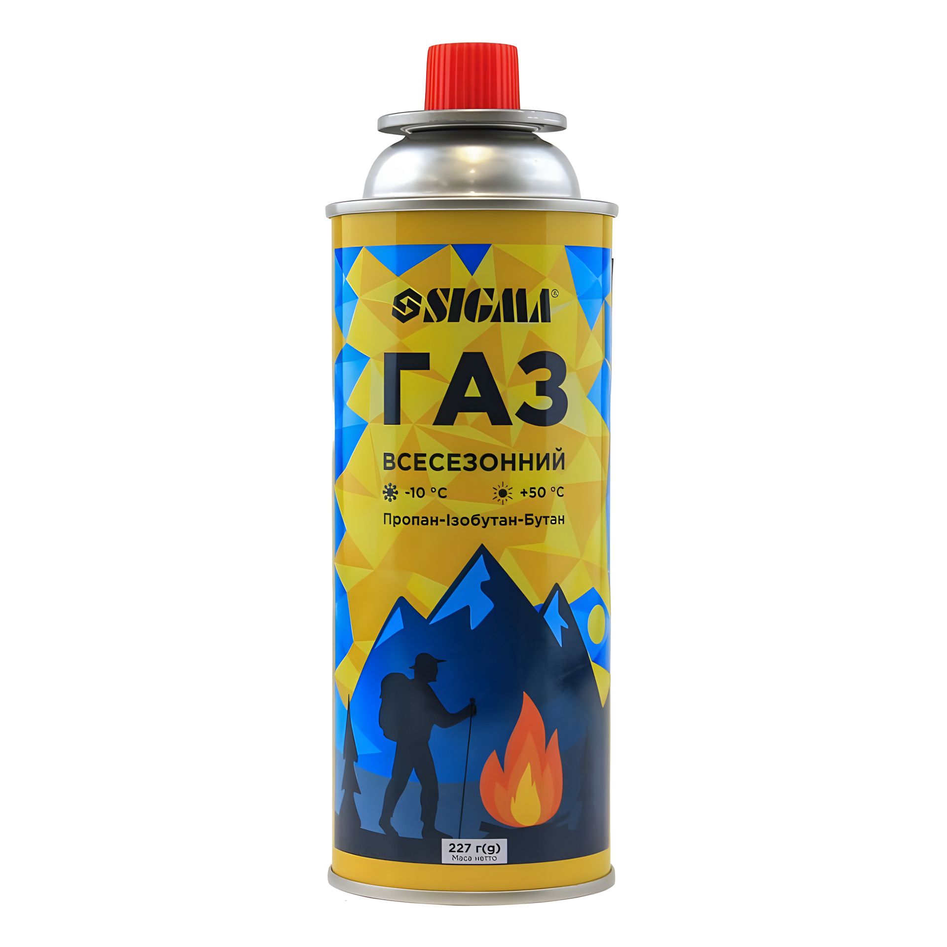 Всесезонный газовый баллон 227г SIGMA 2901871 Всесезонный газовый баллон 227г SIGMA 2901871