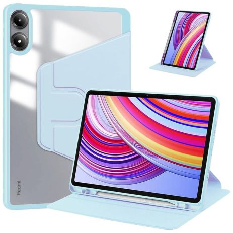 Чохол TPUCristal Pen holder 360 для Xiaomi Redmi Pad 2 Pro 12.1 Голубий Чохол TPUCristal Pen holder 360 для Xiaomi Redmi Pad 2 Pro 12.1 Голубий