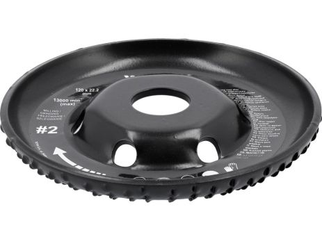 Диск-фреза радиальная Ø=120/22.2 мм YATO YT-59156