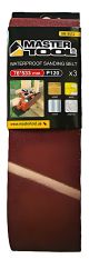 MASTERTOOL Шліфувальна стрічка зерно 120 76×533 мм 3 шт 08-3412