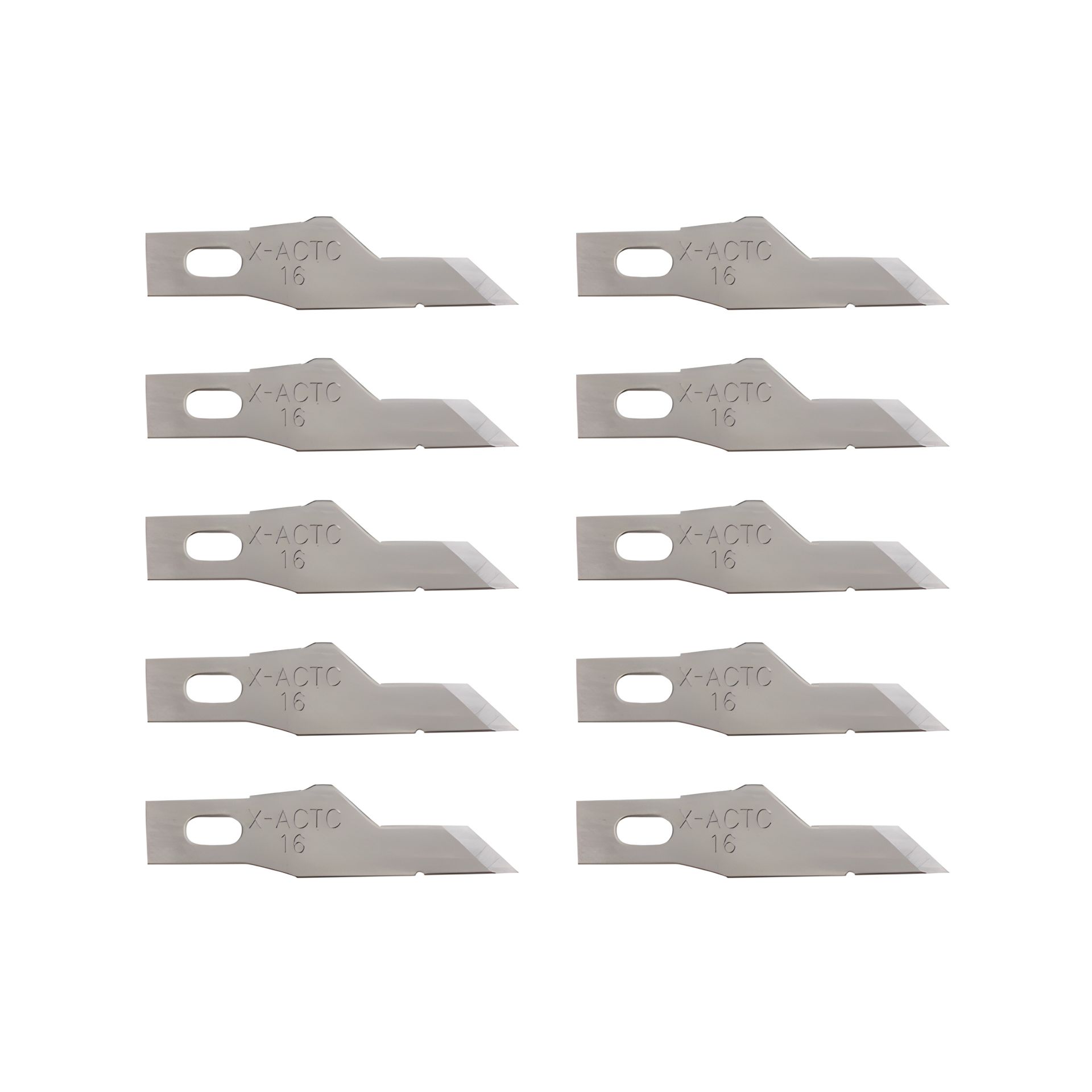 Лезвия для скальпеля Kaisi №16 для ручек с цангой, упаковка 10 шт Лезвия для скальпеля Kaisi №16 для ручек с цангой, упаковка 10 шт