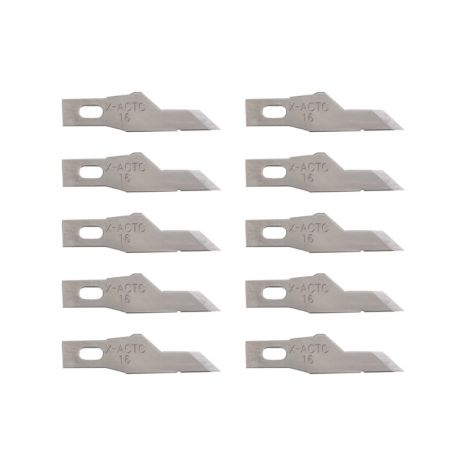 Леза для скальпеля Kaisi №16 для ручок з цангою, 10 шт в упаковці Леза для скальпеля Kaisi №16 для ручок з цангою, 10 шт в упаковці