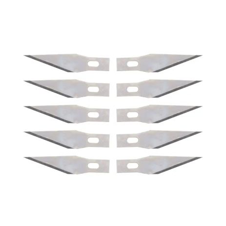 Леза скальпеля Kaisi №12 для ручок з цангою, упаковка 10 шт Леза скальпеля Kaisi №12 для ручок з цангою, упаковка 10 шт