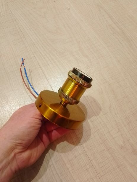 Бронзовый винтажный патрон для лампы E27 220