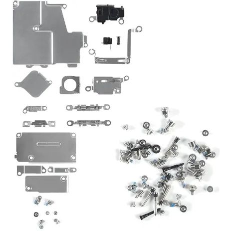 Винтовой комплект для Apple iPhone 14 Plus с крепёжными пластинами Винтовой комплект для Apple iPhone 14 Plus с крепёжными пластинами