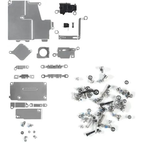 Комплект винтов для Apple iPhone 14 Plus с крепёжно-прижимными пластинами Комплект винтов для Apple iPhone 14 Plus с крепёжно-прижимными пластинами