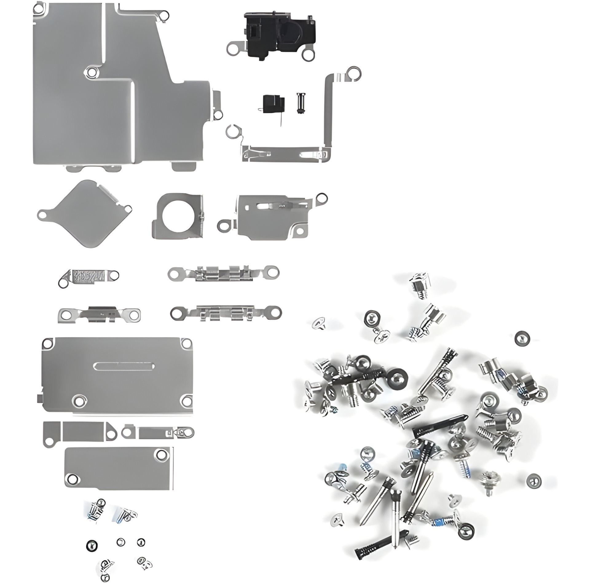 Винтовой комплект для Apple iPhone 14 Plus с крепёжными пластинами Винтовой комплект для Apple iPhone 14 Plus с крепёжными пластинами