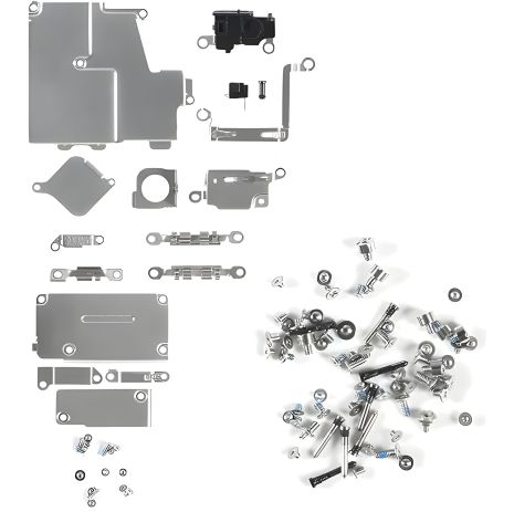 Комплект гвинтів для Apple iPhone 14 Plus з кріпильно-притискними пластинами точна відповідність Комплект гвинтів для Apple iPhone 14 Plus з кріпильно-притискними пластинами точна відповідність