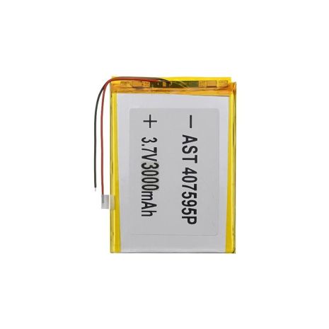 Універсальний акумулятор 407595P з контролером, 3,2 х 71 х 95 мм (3000 mAh) для смартфона, планшета Універсальний акумулятор 407595P з контролером, 3,2 х 71 х 95 мм (3000 mAh) для смартфона, планшета