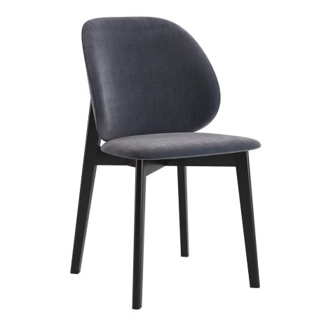 Чорний стілець Robin / Mani 30