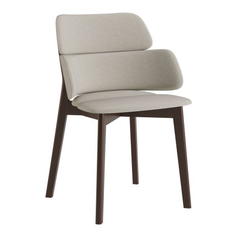 Стілець Swan темно-горіховий / Martin 02