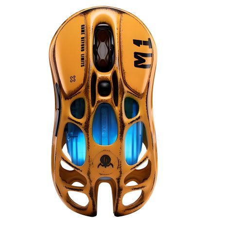 Геймерская мышь Gravastar M1 Pro Mercury Battle Worn Edition, желтая (GSM_YLW)